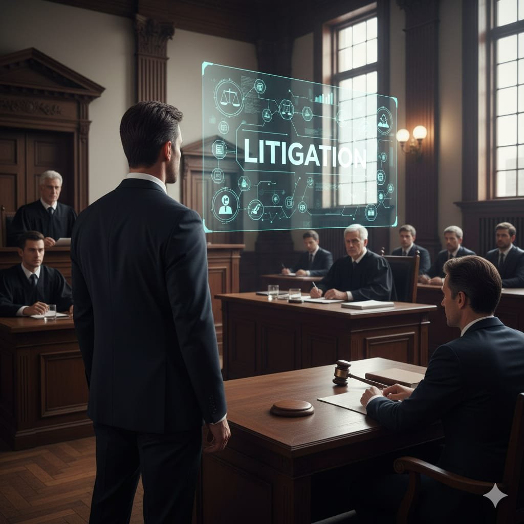 Picture of litigation.