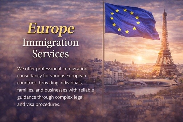 Picture of a Europe Immigration post.