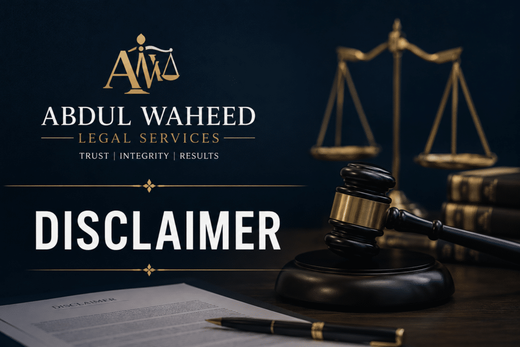 Picture of AWLS Disclaimer post.